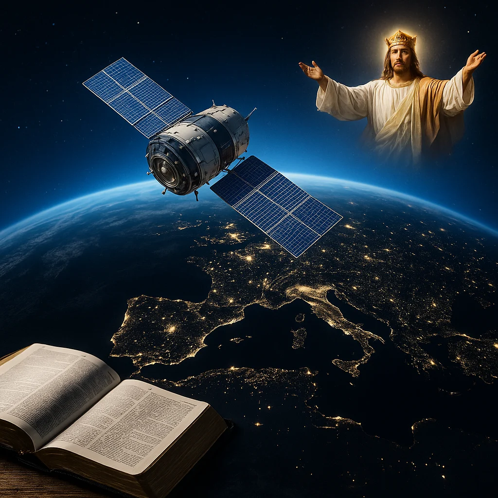 Satellite imagery over Earth symbolizing global outreach